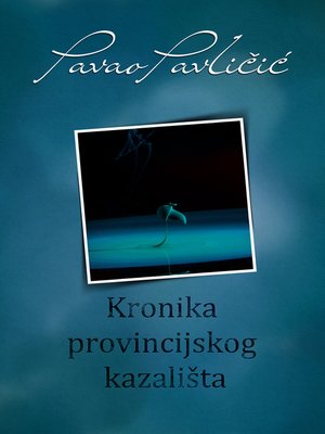 cover image of Kronika provincijskog kazališta